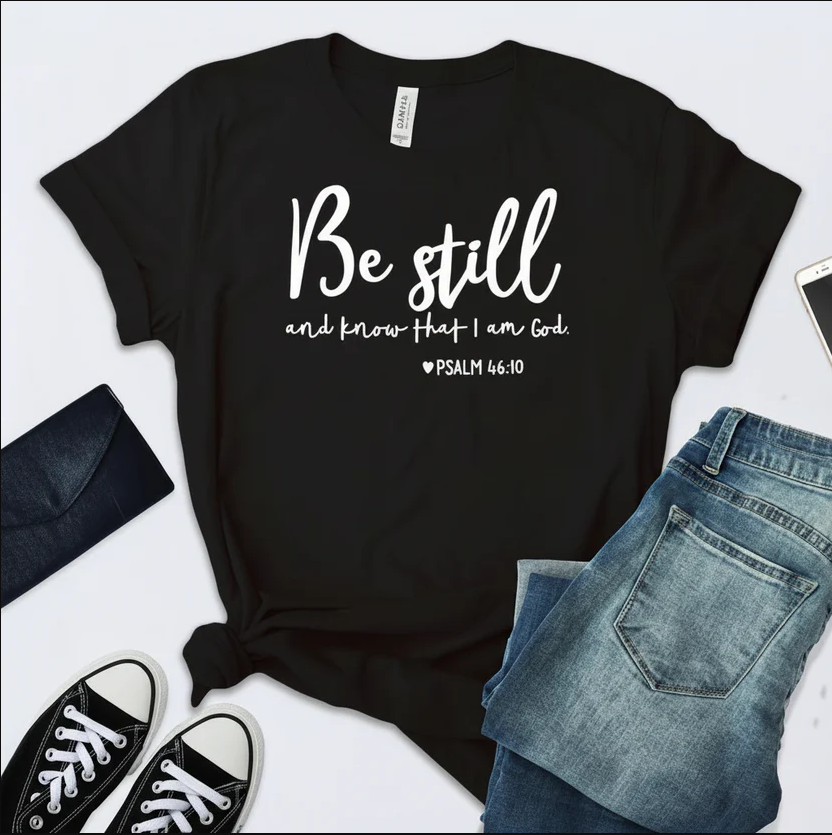 Faith Graphic Cotton T-Shirt Inspirational Shirt for Women