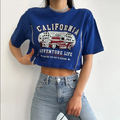 Trendy Versatile Women T-Shirt Slim Fit Cotton Casual T Shirt for Women Fashion Top